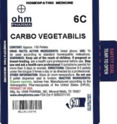 Md Tube (Carbo Vegetabilis   Md Tube Label)